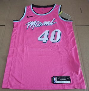 Maillot de Basket #40 Haslem Miami Heat Rose